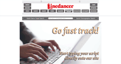 Desktop Screenshot of linedancerweb.com